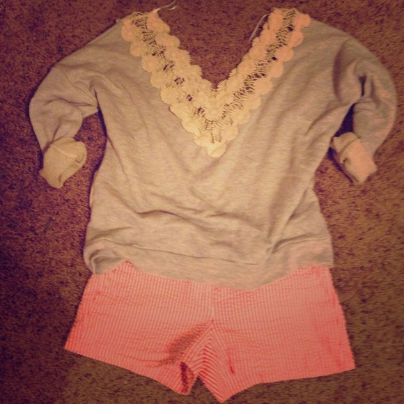*SOLD** JCrew Seersucker shorts