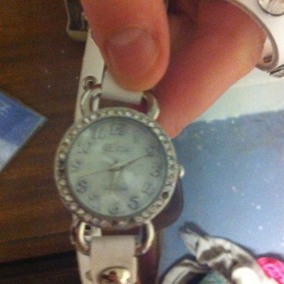 Diamond encrusted watch