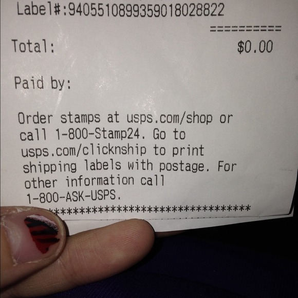 Receipt - Picture 2 of 2