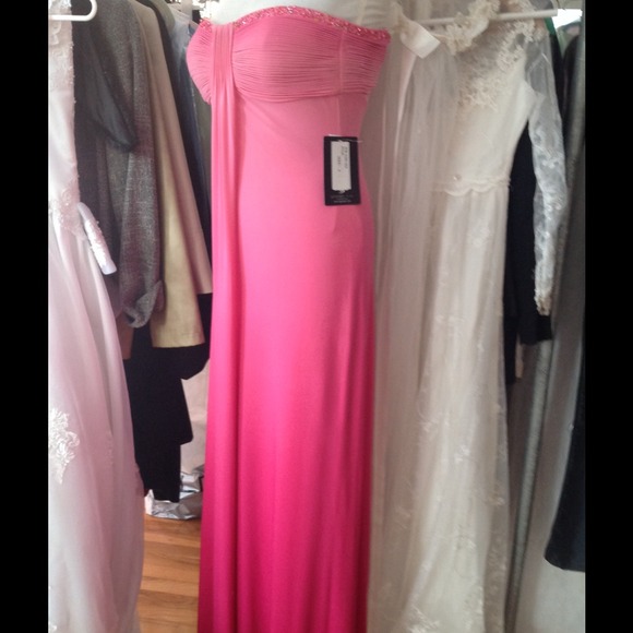 JS boutique Ombre pink gown - Picture 4 of 4