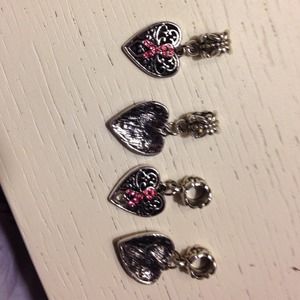 Very sexy breast cancer charm for a charm bracelet