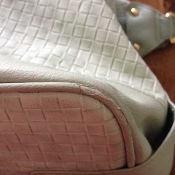 🎉HP🎉 ASOS Mint Weave Hobo - Picture 4 of 4