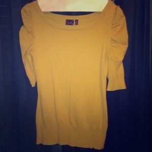 Yellow cotton shirt