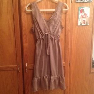 Maurice's tan, rustic dress