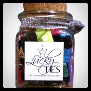 30 piece jar of Lucky Ties