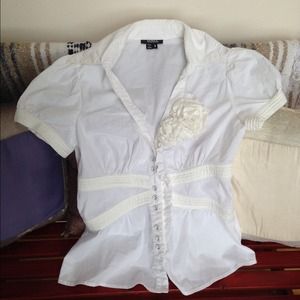 White button down shirt