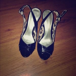 Black Christian Siriano heels