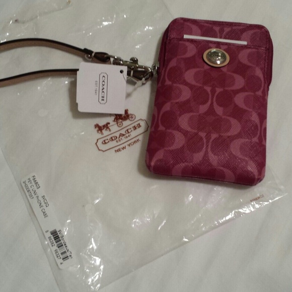 Authentic Coach Universal Phone Case - Picture 1 of 3