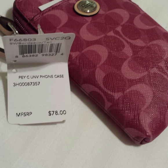 Authentic Coach Universal Phone Case - Picture 3 of 3