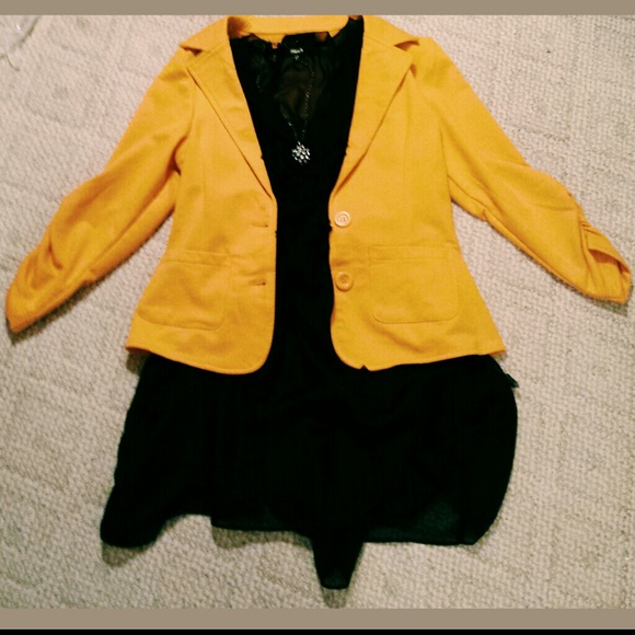 Mustard Yellow Blazer