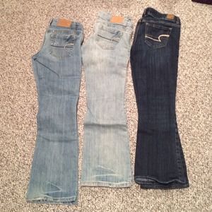 👖👖American Eagle flared & bootleg Jeans👖👖