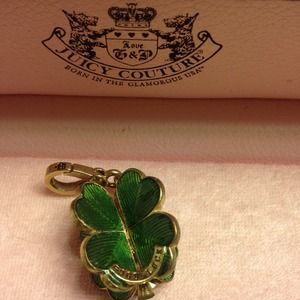Juicy Couture Four Leaf Clover 'Good Luck' Charm.