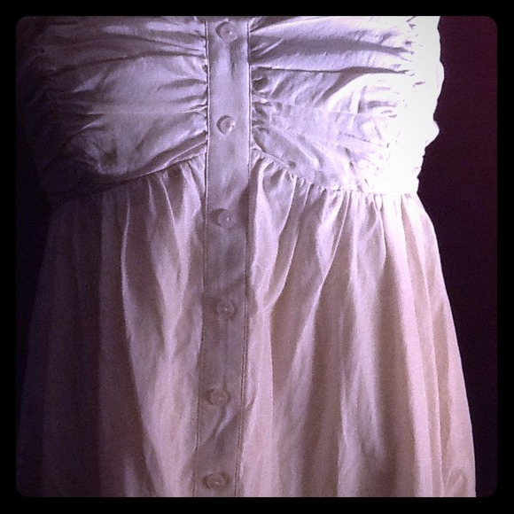 BCBG,To the Max,Sm,Ivory,Strapless,Sun Dress