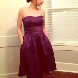 Eggplant Egyptian cotton dress