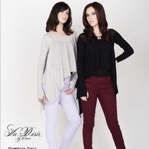 Glacier thumbhole knit sweater