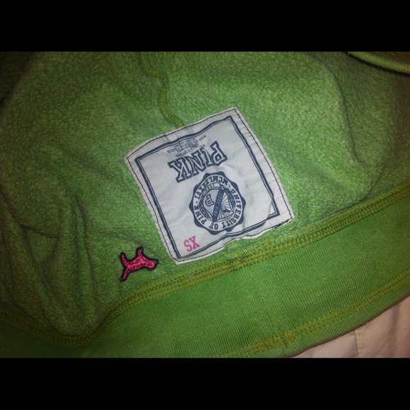 🔴SOLD🔴 Lime green VS Capri sweatpants - Picture 3 of 3