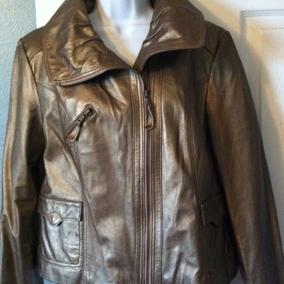 Genuine leather coat - Picture 1 of 2