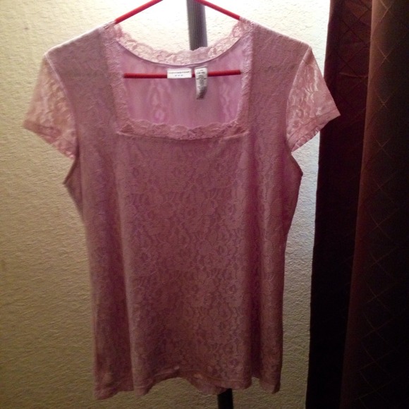 Light Purple Lacy Top