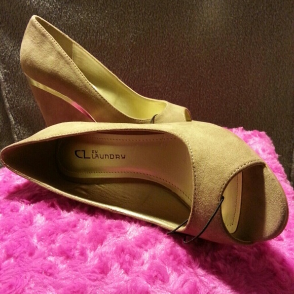 New Chinese Laundry Peep Toe Wedge Heel