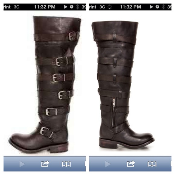 Zigi Girl Black Over-the-Knee Boots - Picture 3 of 6