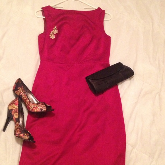 Classy Banana Republic Red Dress