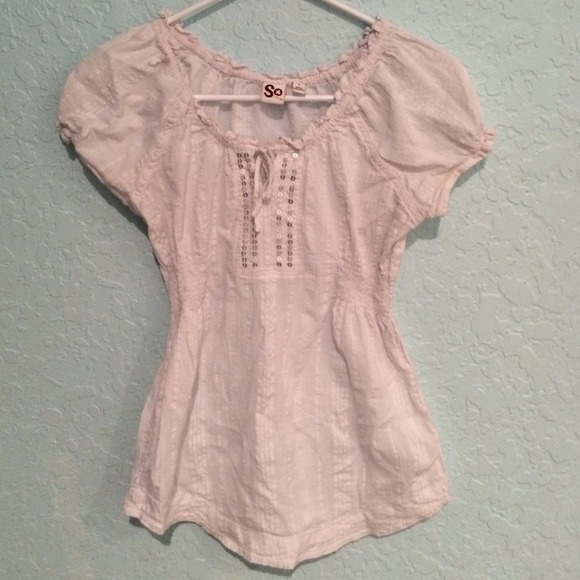 Baby doll white top