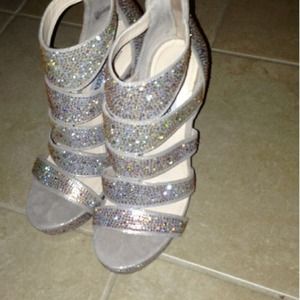 Steve madden rhinestone heels