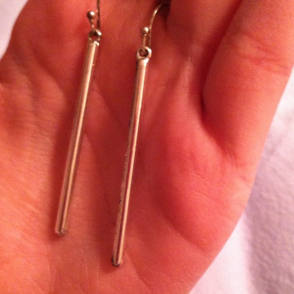 Silver dangly earrings