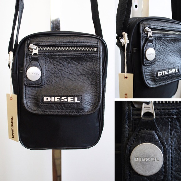 👏REDUCED👏 Diesel Black Nylon Crossbody Bag