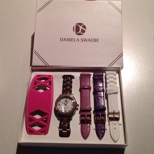New in box. Daniela Swaebe 6 in 1 watch set.