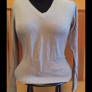 Soft light weight gray sweater