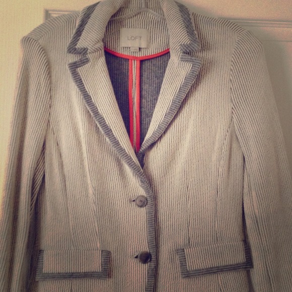 Cotton two button jacket