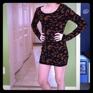 Sparkle cheetah dress