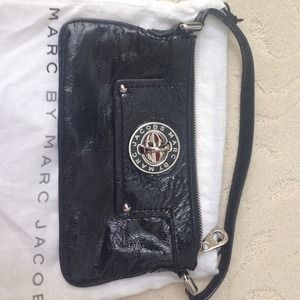 Marc Jacobs black patent leather purse