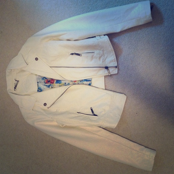 White JOUJOU leather jacket