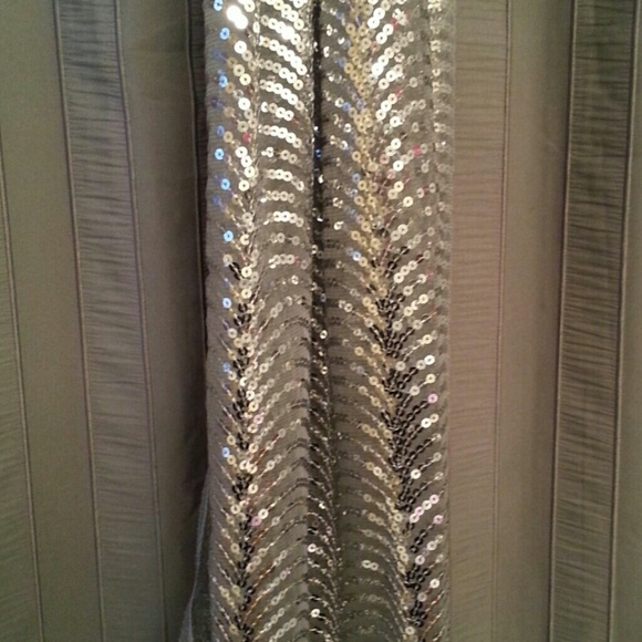 silver shimmer scarf