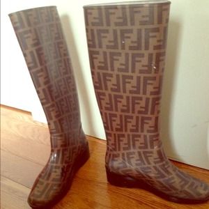 Fendi rain boots