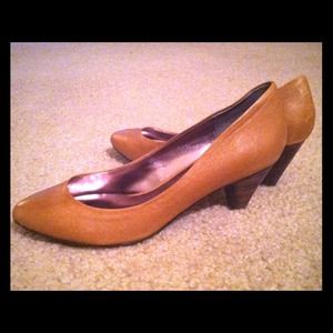 Steve Madden P Sadee Cognac Leather pump