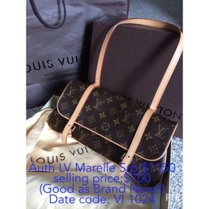 Auth LV Marelle Monogram GOOD AS BRAND NEW!!!