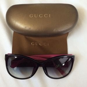 Gucci pink sunglasses