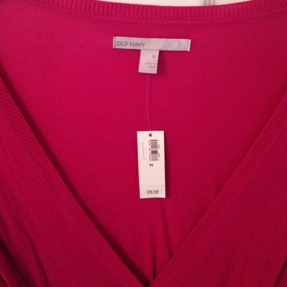 SOLD in bundle! Hot pink long cardigan with belt! - Picture 3 of 3