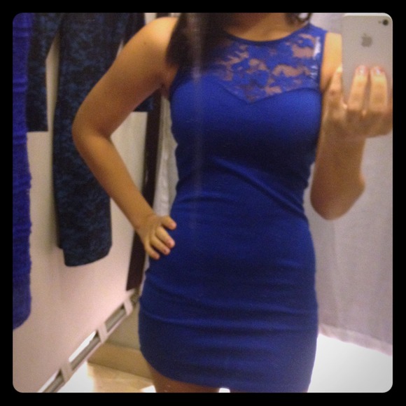 Blue dress