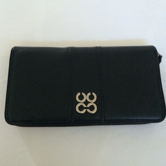 Coach black continental wallet - Picture 1 of 3