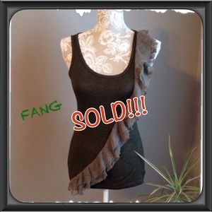 #160  🌹🌹FANG MILITARY OLIVE GREEN TANK TOP🌹🌹