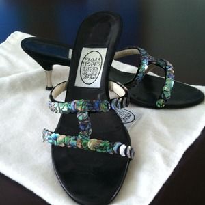 Emma Hope mother of pearl sandals