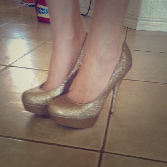 Steve Madden glitter heels😍