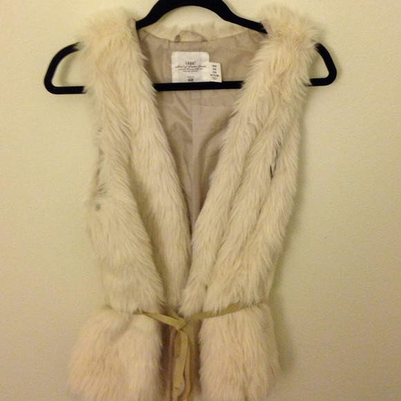 Faux fur vest