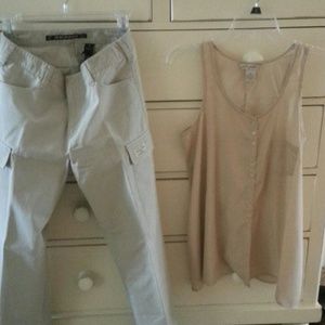 DKNY parachute jeans