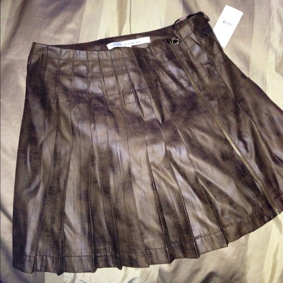 Rachel Roy pleather skirt