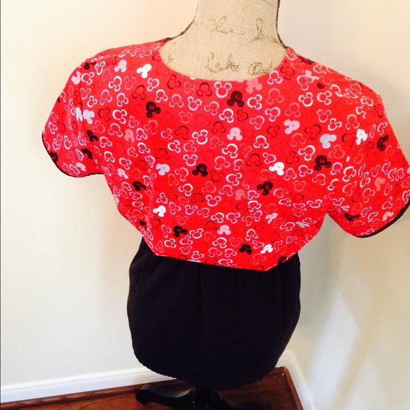 Mickey Mouse Scrub Top-SOLD - Picture 2 of 2